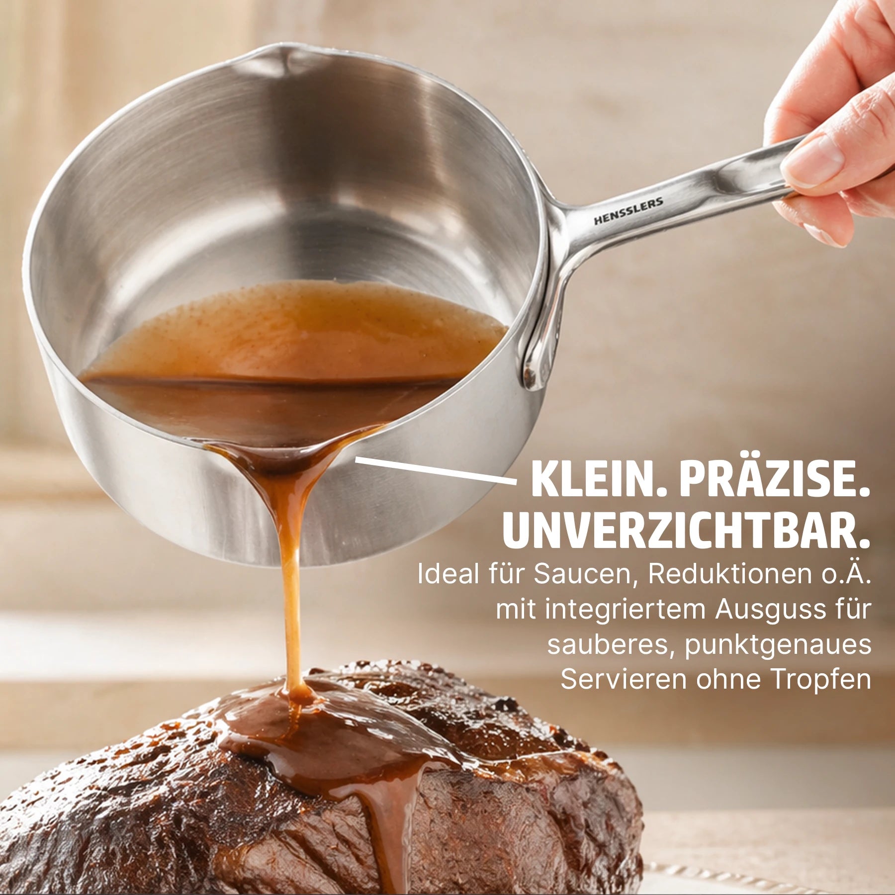HENSSLERS Saucenpfännchen 12cm Töpfe Hensslers