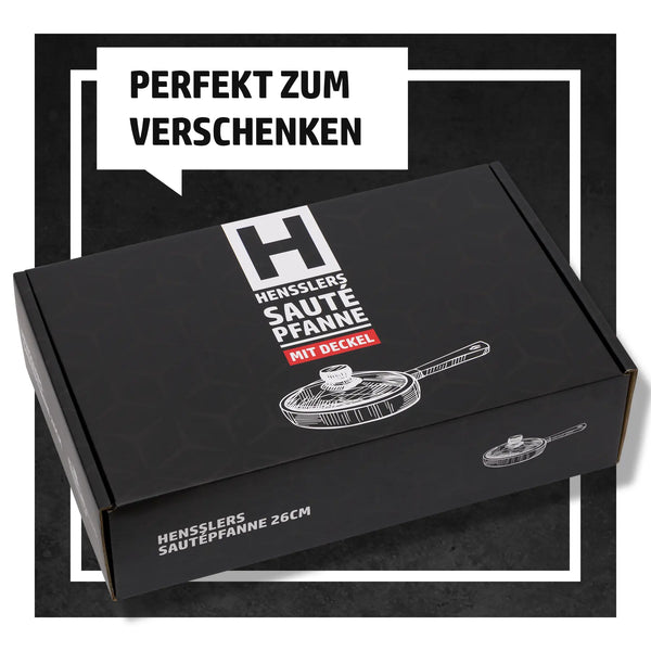 Hensslers Sautépfanne & GRATIS Bratöl Duo Pfannen HENSSLERS