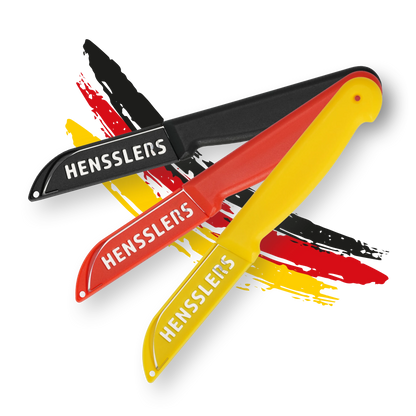 HENSSLERS Schälmesser 3er Set Deutschland Edition