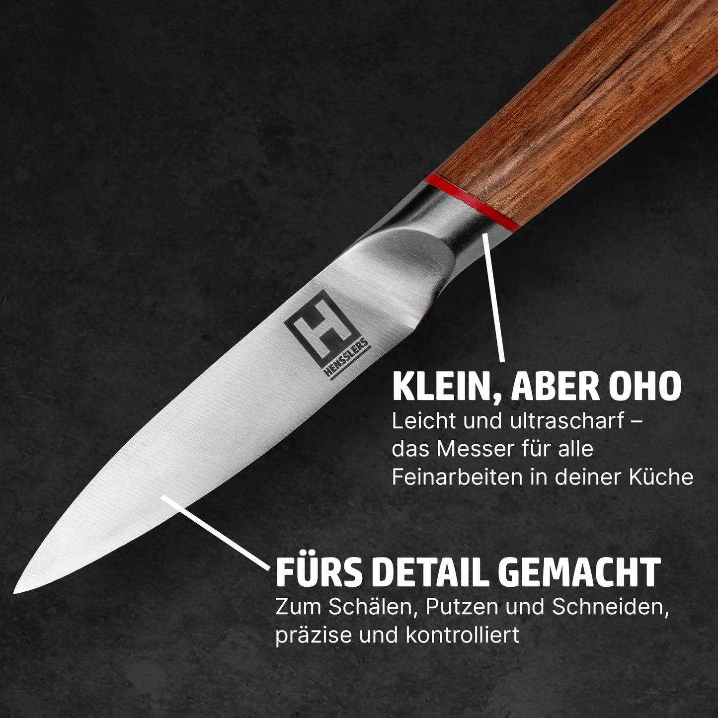 HENSSLERS Schälmesser "Scharfe Klinge"