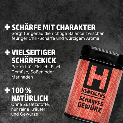 HENSSLERS 3er Currywurst-Starter-Set Gewürze HENSSLERS