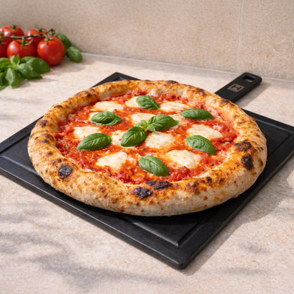HENSSLERS Pizza Brett (30x30cm) Holzfaser Küchenzubehör HENSSLERS