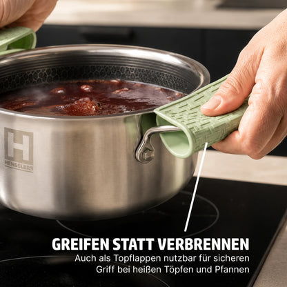 HENSSLERS Silikon Topfuntersetzer Küchenzubehör HENSSLERS