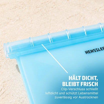 HENSSLERS Silikon Aufbewahrungsbeutel 3 Teilig Küchenzubehör HENSSLERS