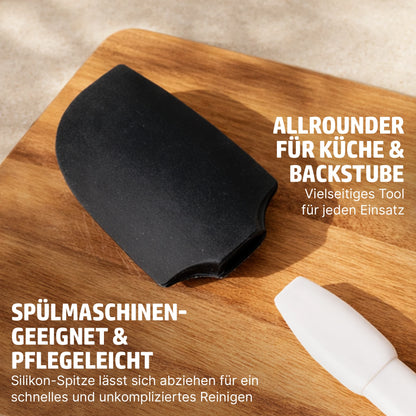 HENSSLERS Silikon Teigschaber Küchenzubehör HENSSLERS