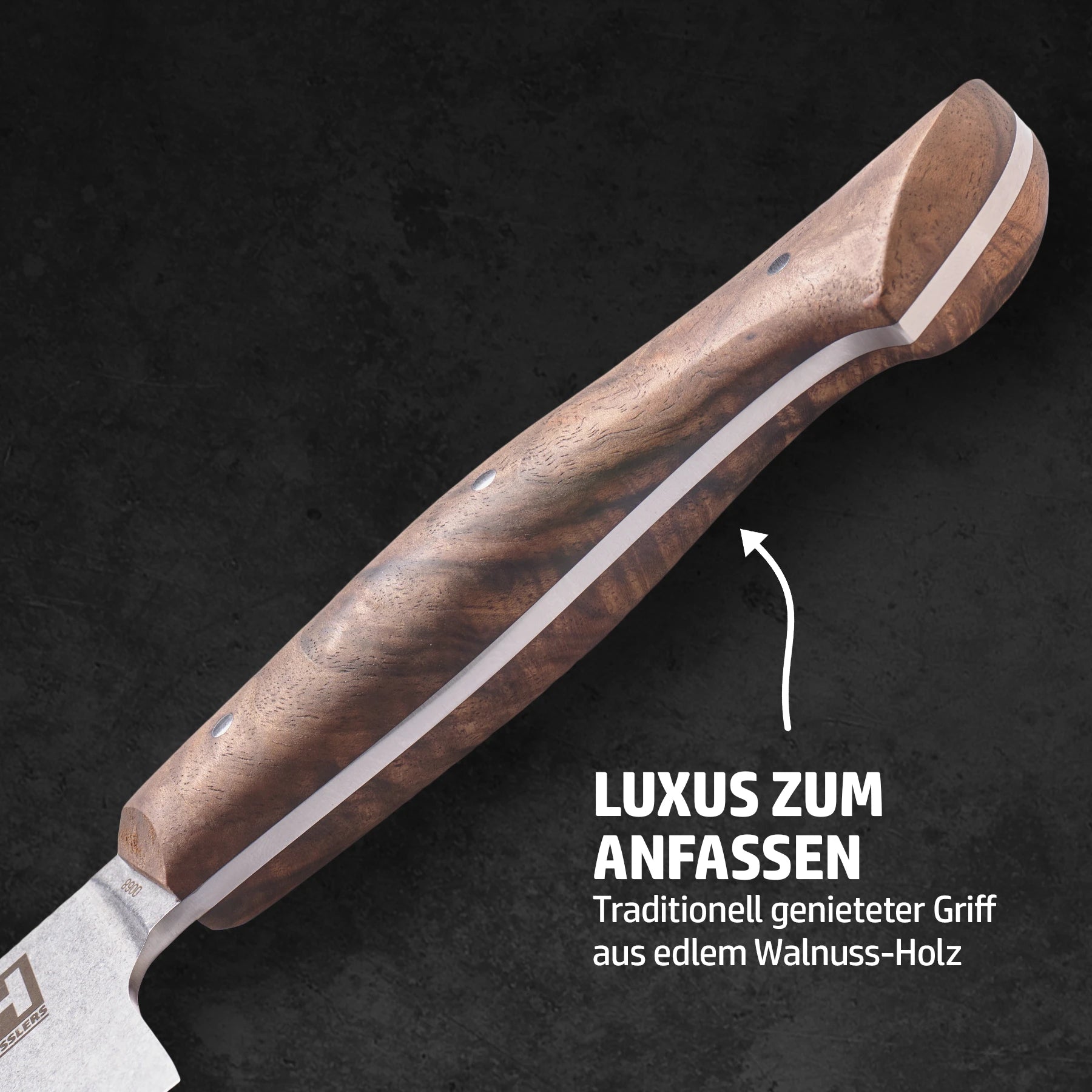 Hensslers Chefmesser Stoneblade Messer Hensslers