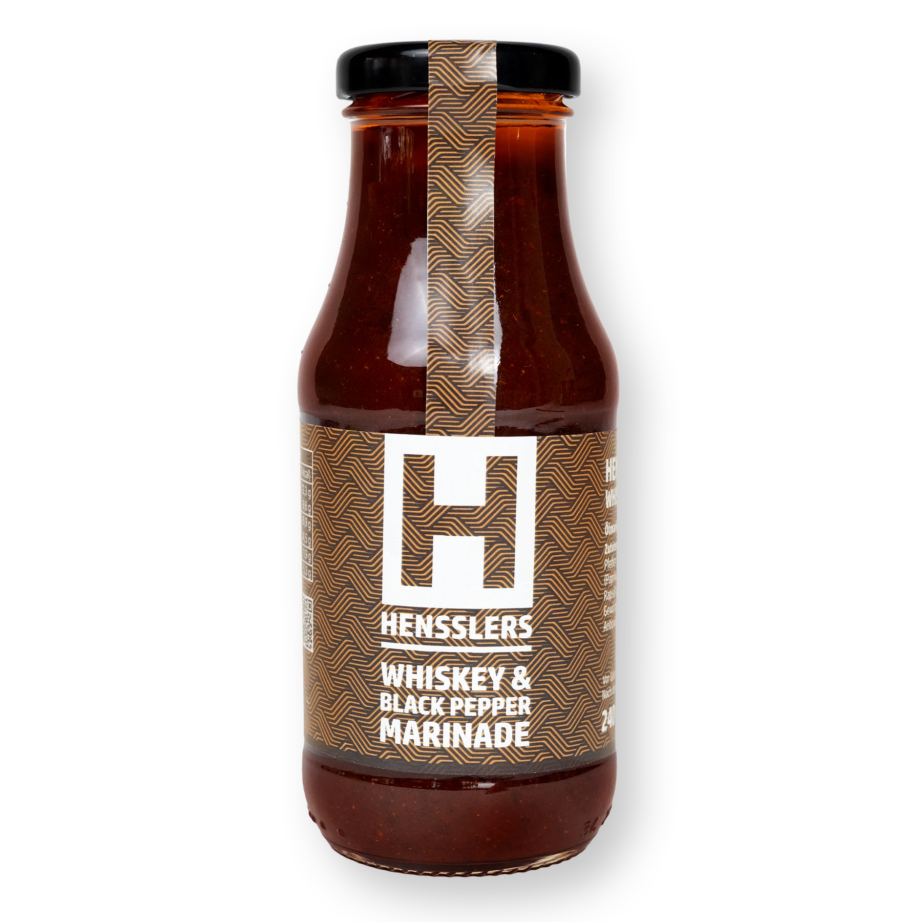 HENSSLERS Whiskey und Black Pepper Marinade Saucen HENSSLERS