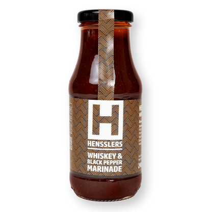HENSSLERS Whiskey und Black Pepper Marinade Saucen HENSSLERS