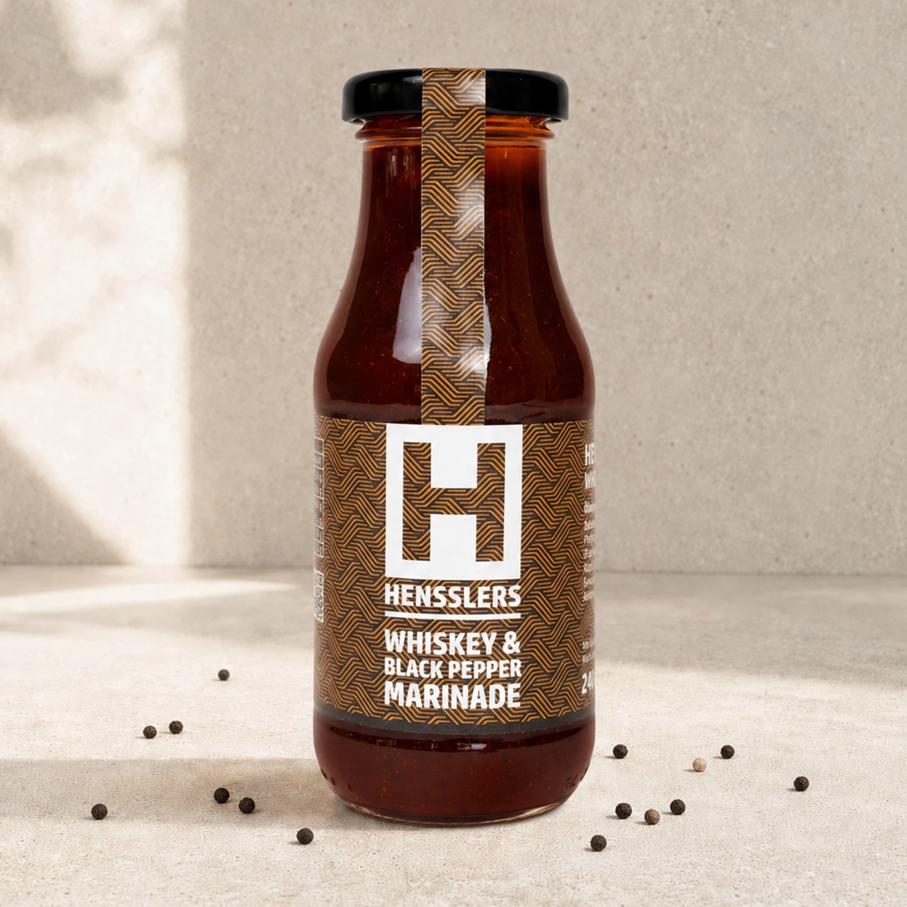 HENSSLERS Whiskey und Black Pepper Marinade Saucen HENSSLERS