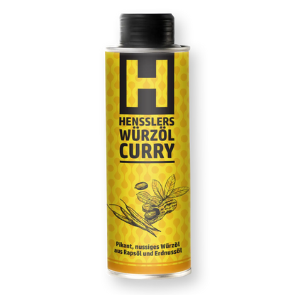 Hensslers Würzöl Curry Öl Hensslers