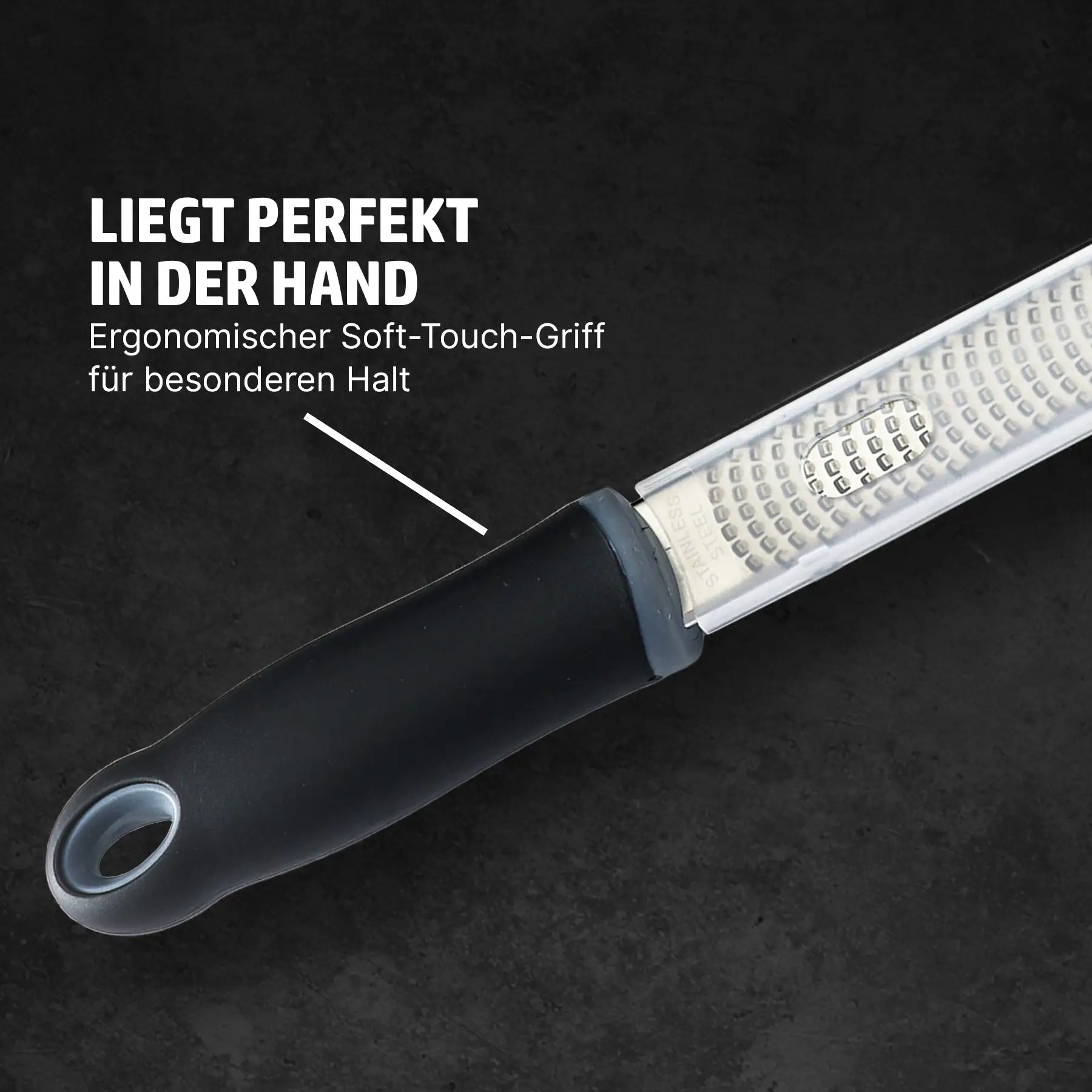 HENSSLERS Zester Reibe Küchenzubehör Hensslers