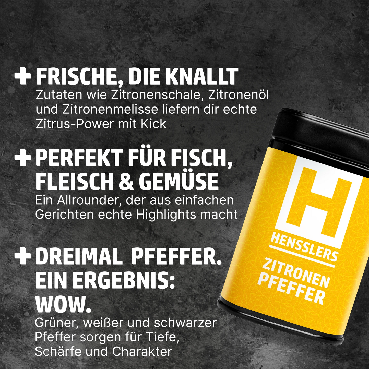HENSSLERS Zitronenpfeffer Gewürze HENSSLERS