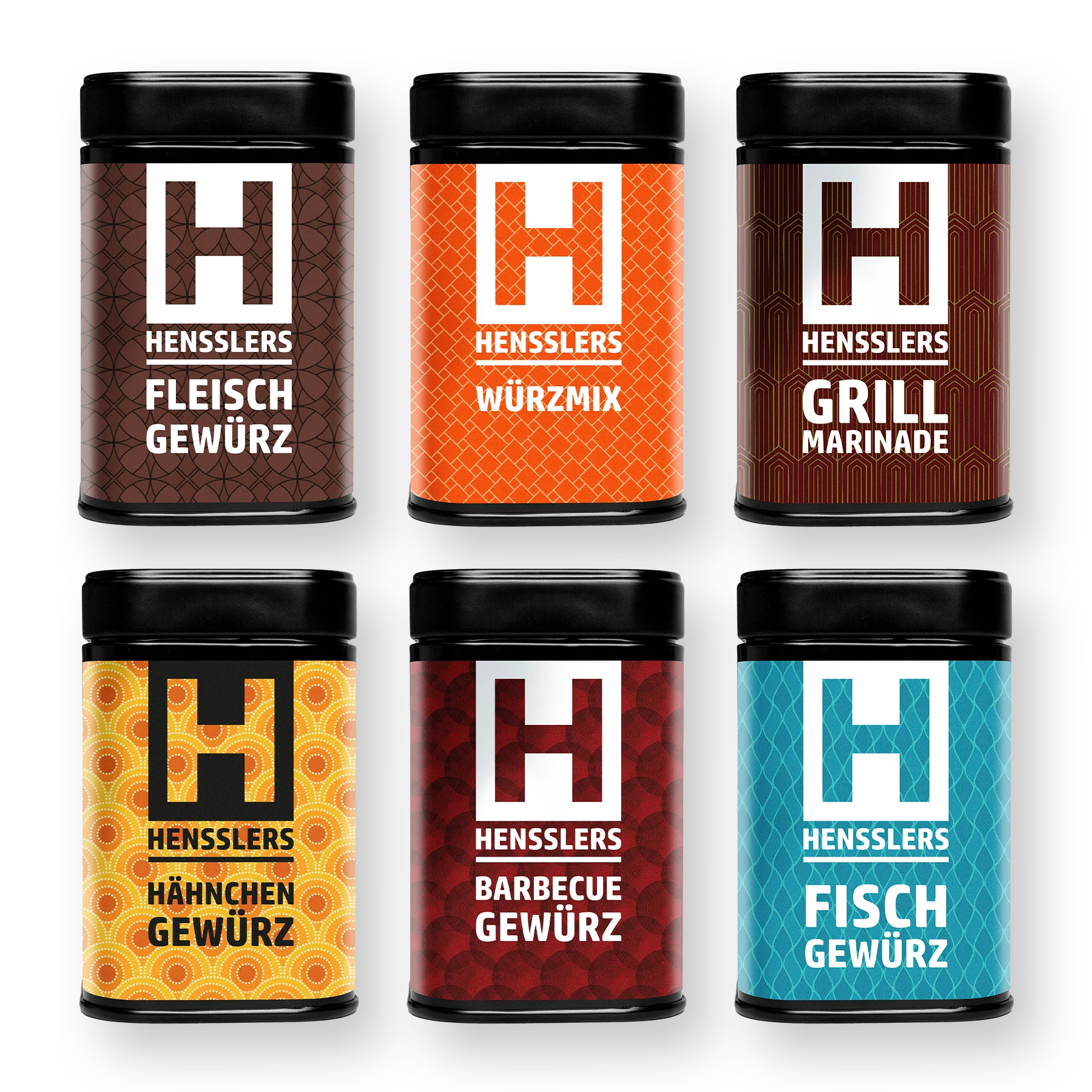 HENSSLERS 6er-BBQ Set Gewürze HENSSLERS