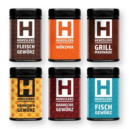 HENSSLERS 6er-BBQ Set Gewürze HENSSLERS