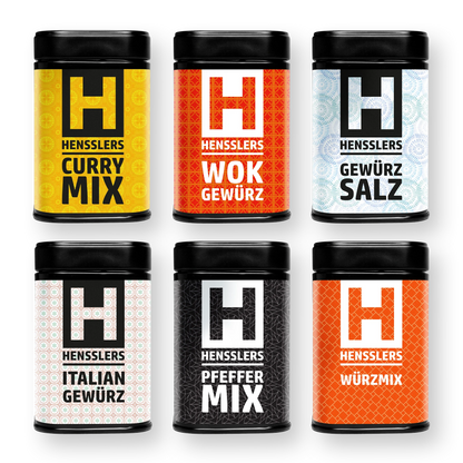 HENSSLERS 6er-Bestseller Set Gewürze Hensslers