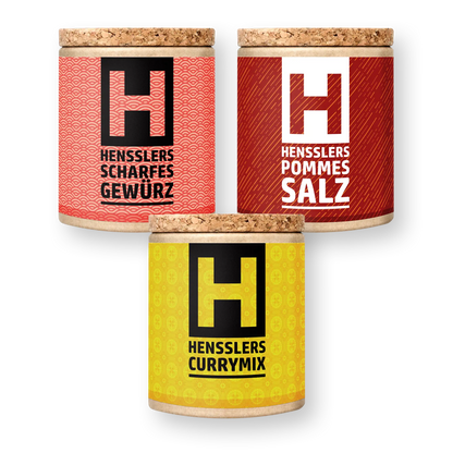 HENSSLERS 3er Currywurst-Starter-Set Bundles HENSSLERS