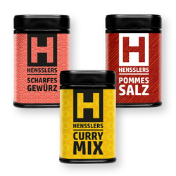 HENSSLERS 3er Currywurst-Starter-Set Gewürze HENSSLERS