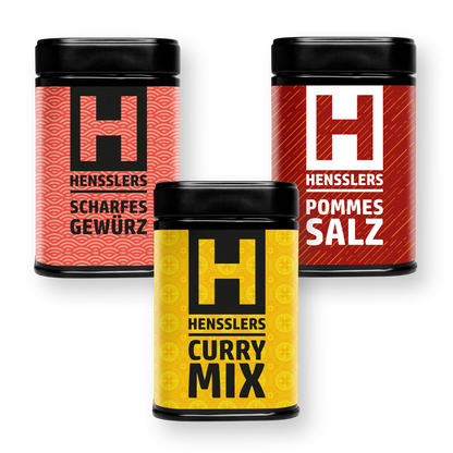 HENSSLERS 3er Currywurst-Starter-Set Gewürze HENSSLERS
