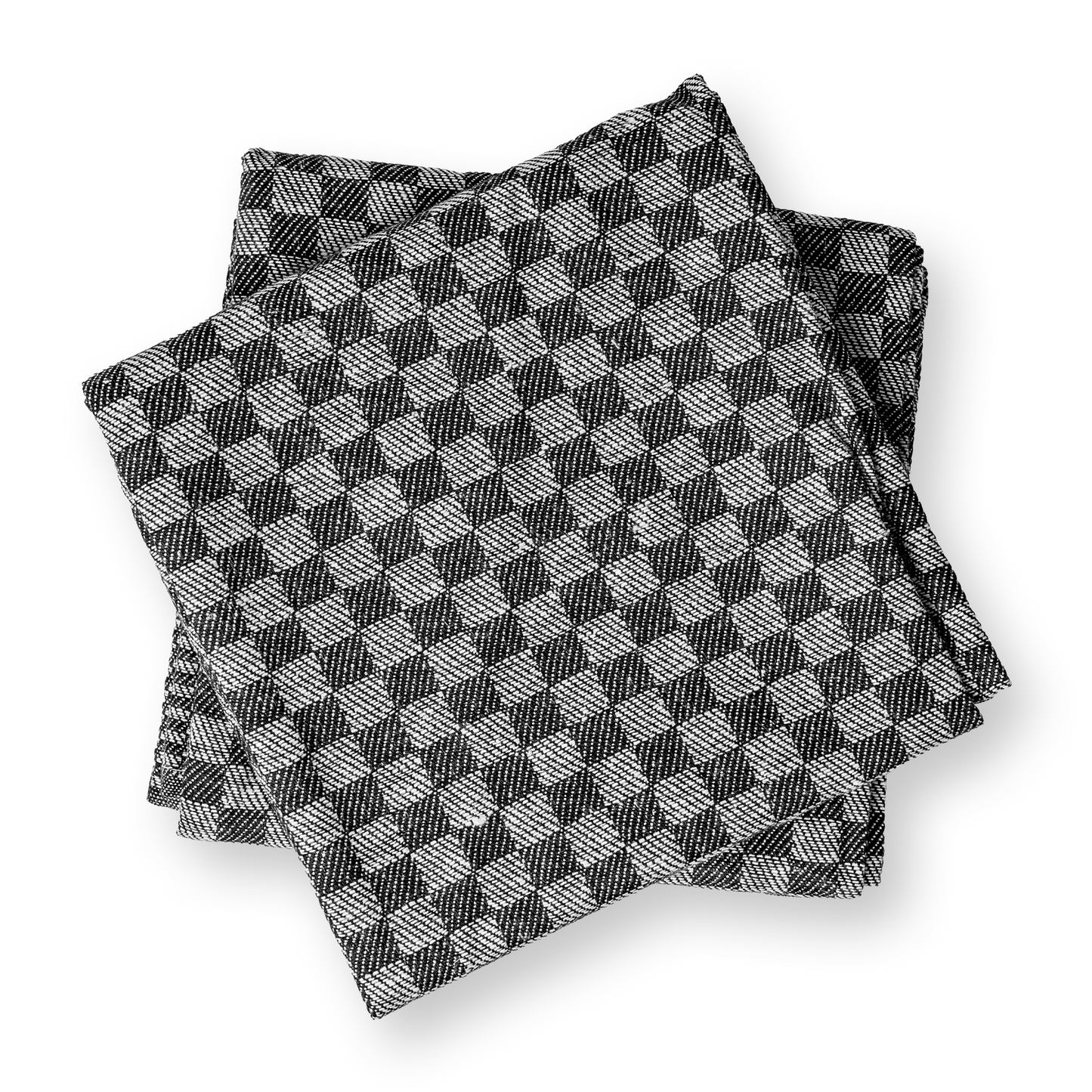 HENSSLERS Grubentuch Set 2er Grau Küchenzubehör HENSSLERS