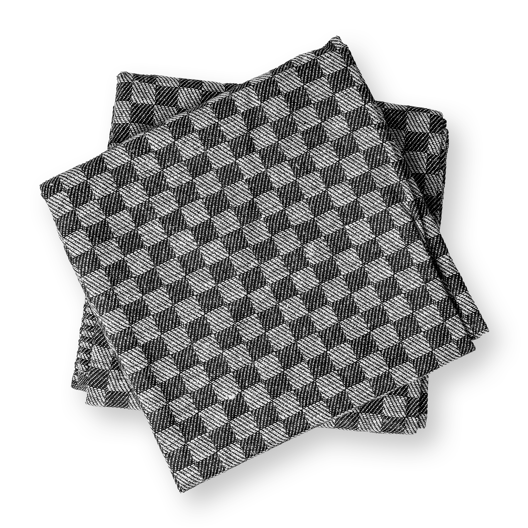 HENSSLERS Grubentuch Set 2er Grau Küchenzubehör HENSSLERS