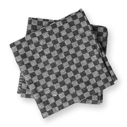 HENSSLERS Grubentuch Set 2er Grau Küchenzubehör HENSSLERS