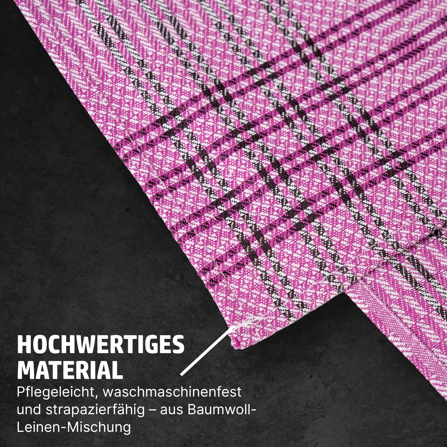 HENSSLERS Grubentuch 2er Set Pink Küchenzubehör HENSSLERS