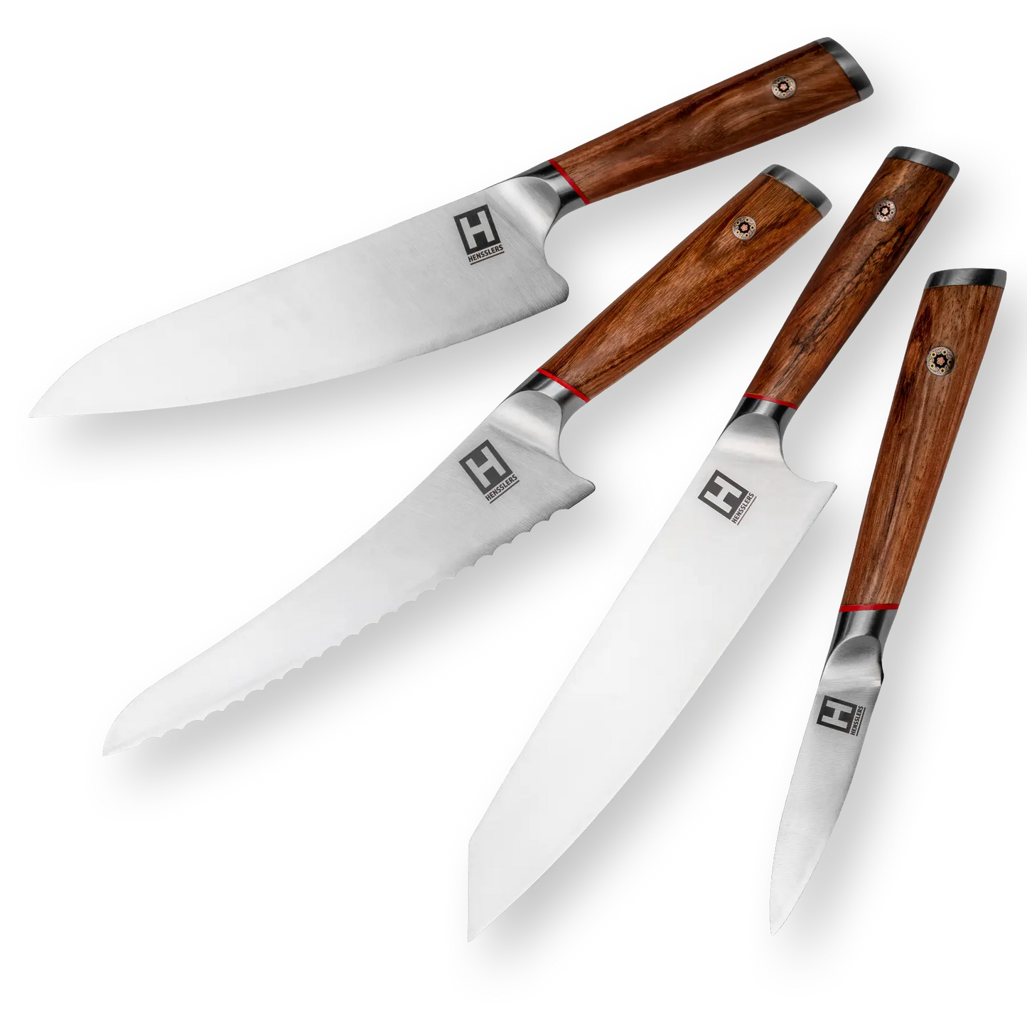HENSSLERS "scharfe Klinge" 4er Messerset