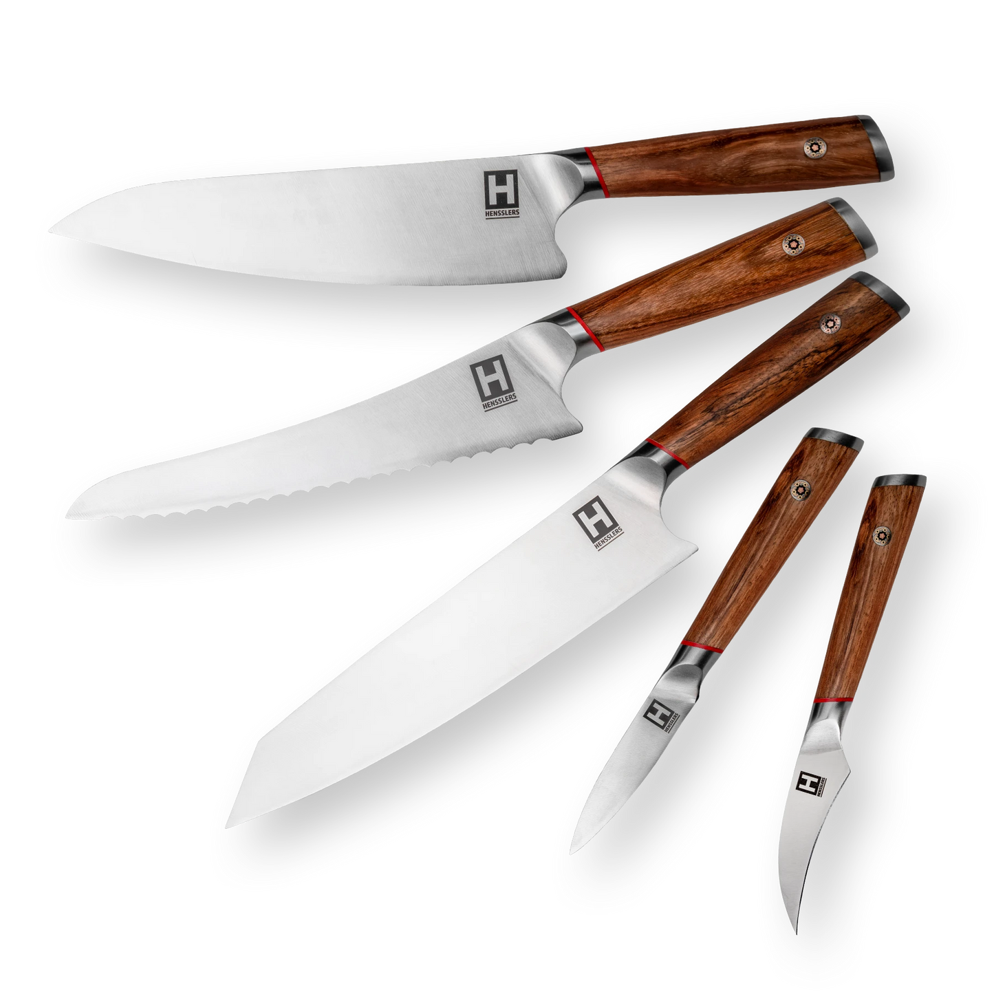 HENSSLERS "scharfe Klinge" 5er-Messer-Set