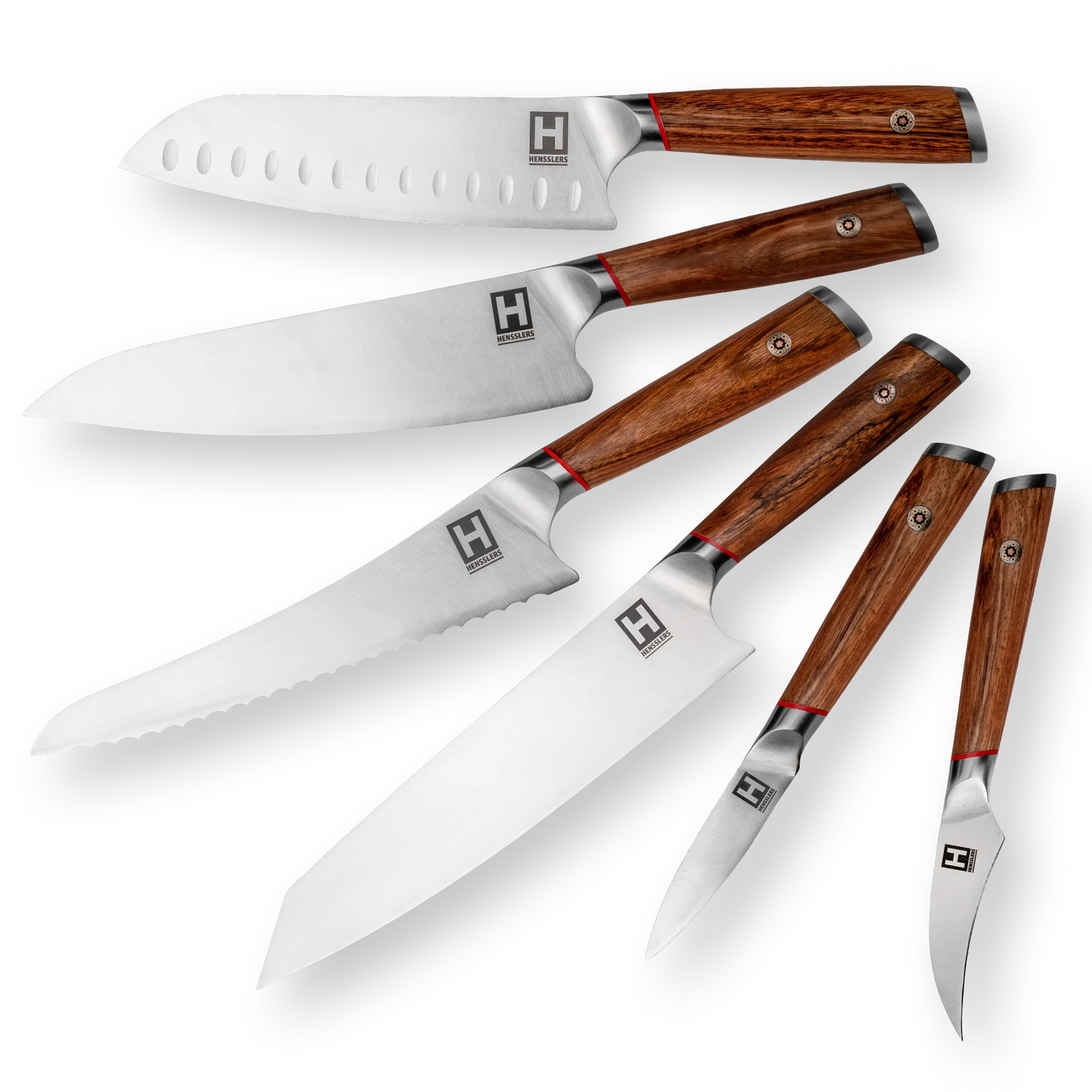 HENSSLERS "Scharfe Klinge" 6er Messer-Set