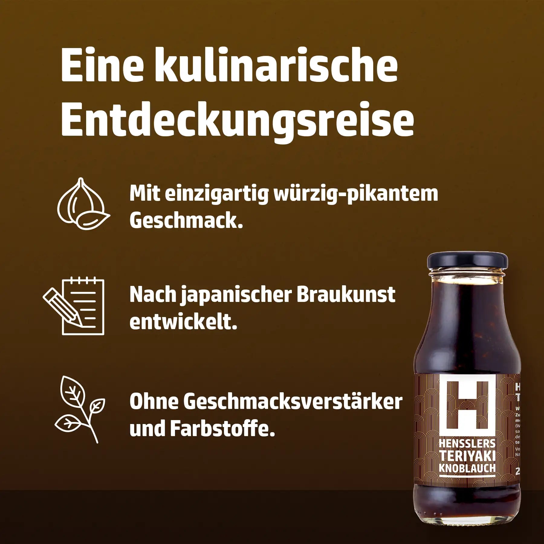 Hensslers Teriyaki Sauce Knoblauch online kaufen