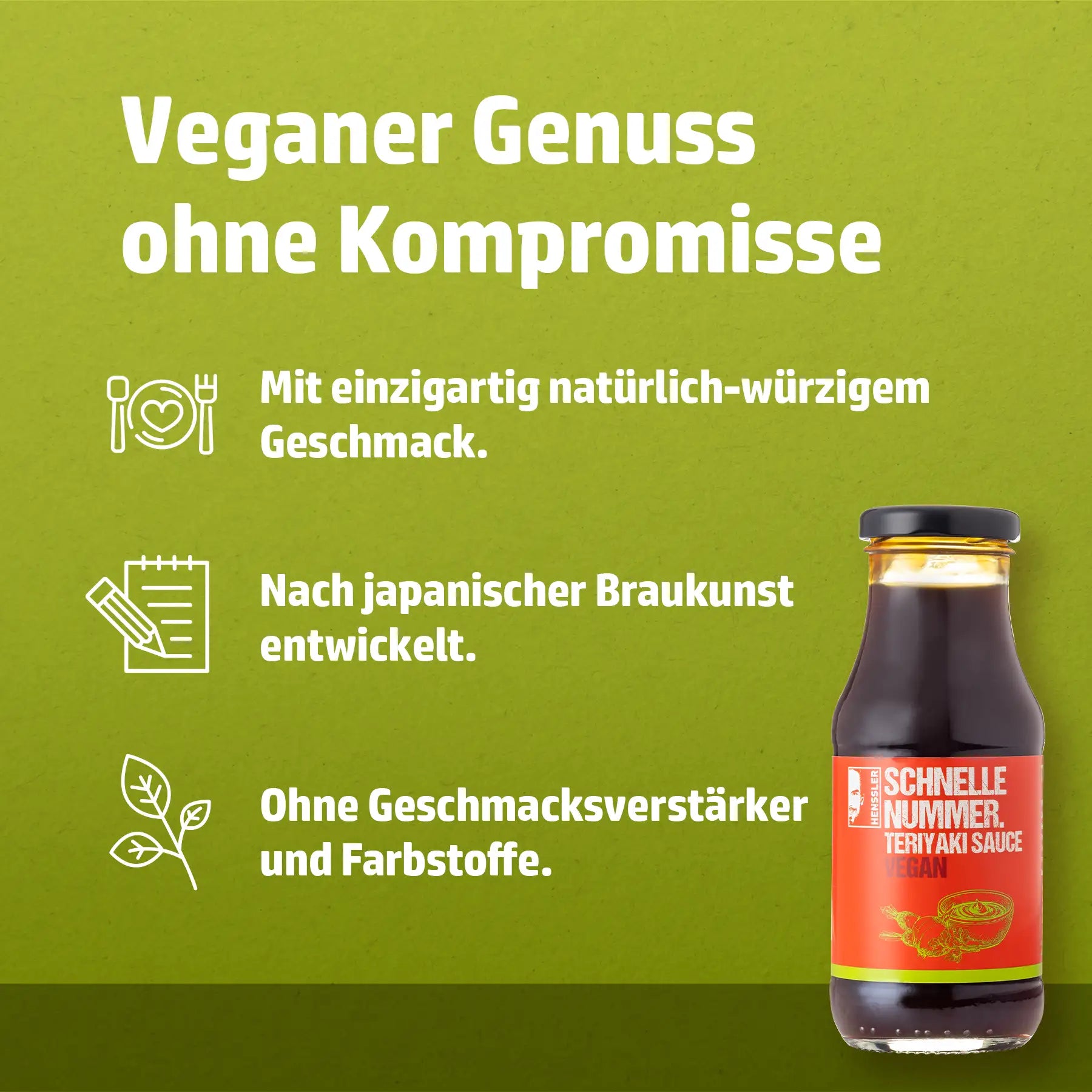Hensslers Teriyaki Sauce Vegan online kaufen