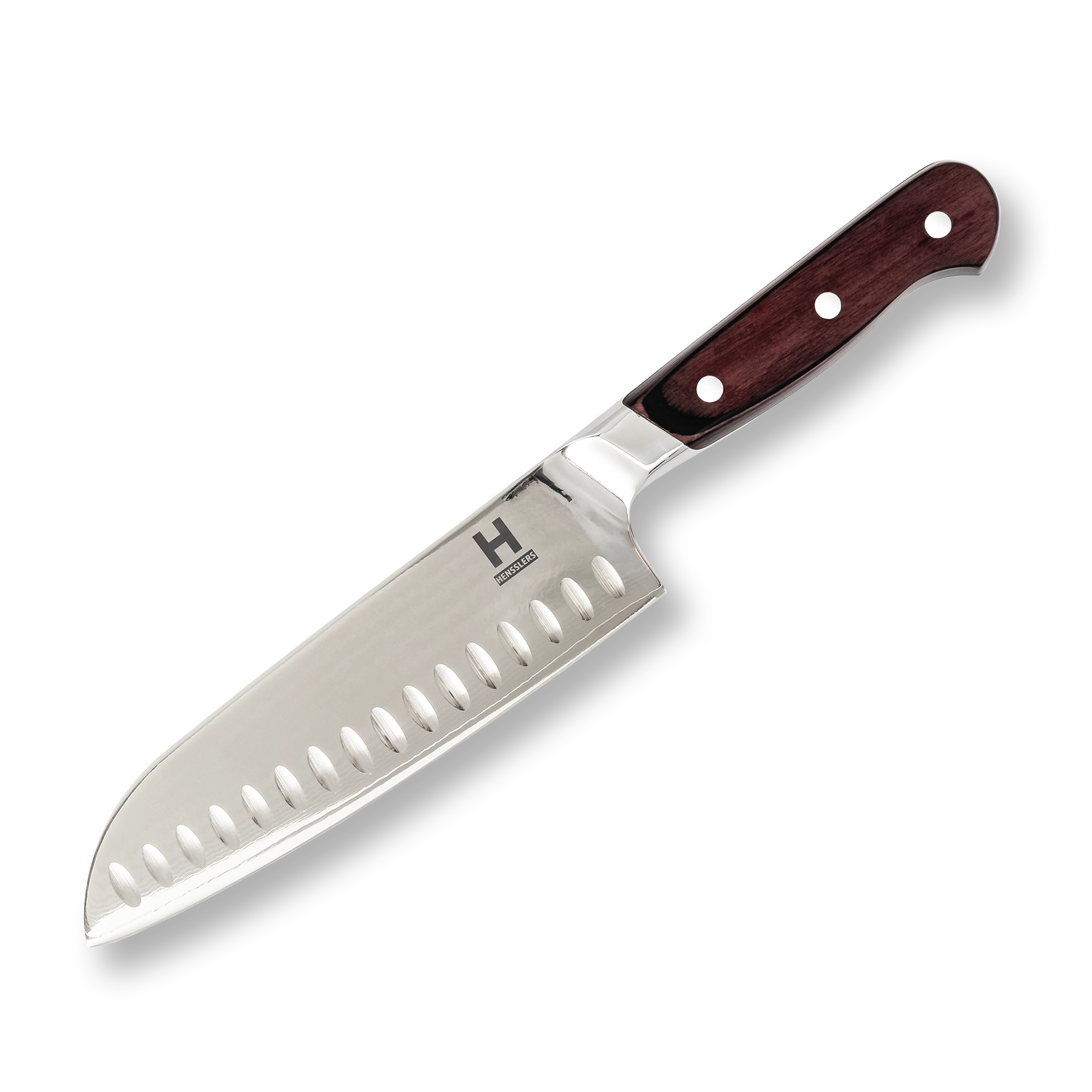 Hensslers Damast Santoku Messer online kaufen