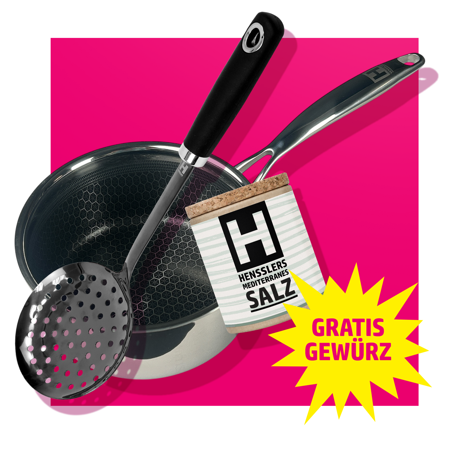 HENSSLERS Pochier-Set Töpfe HENSSLERS