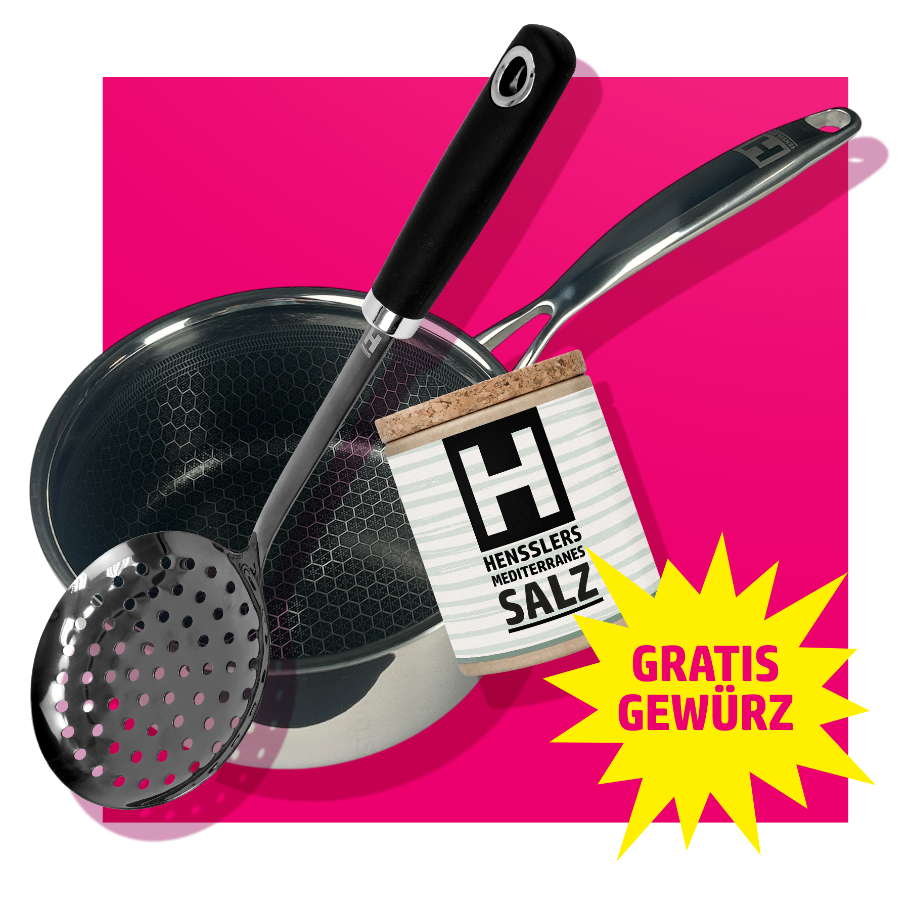 HENSSLERS Pochier-Set Töpfe HENSSLERS