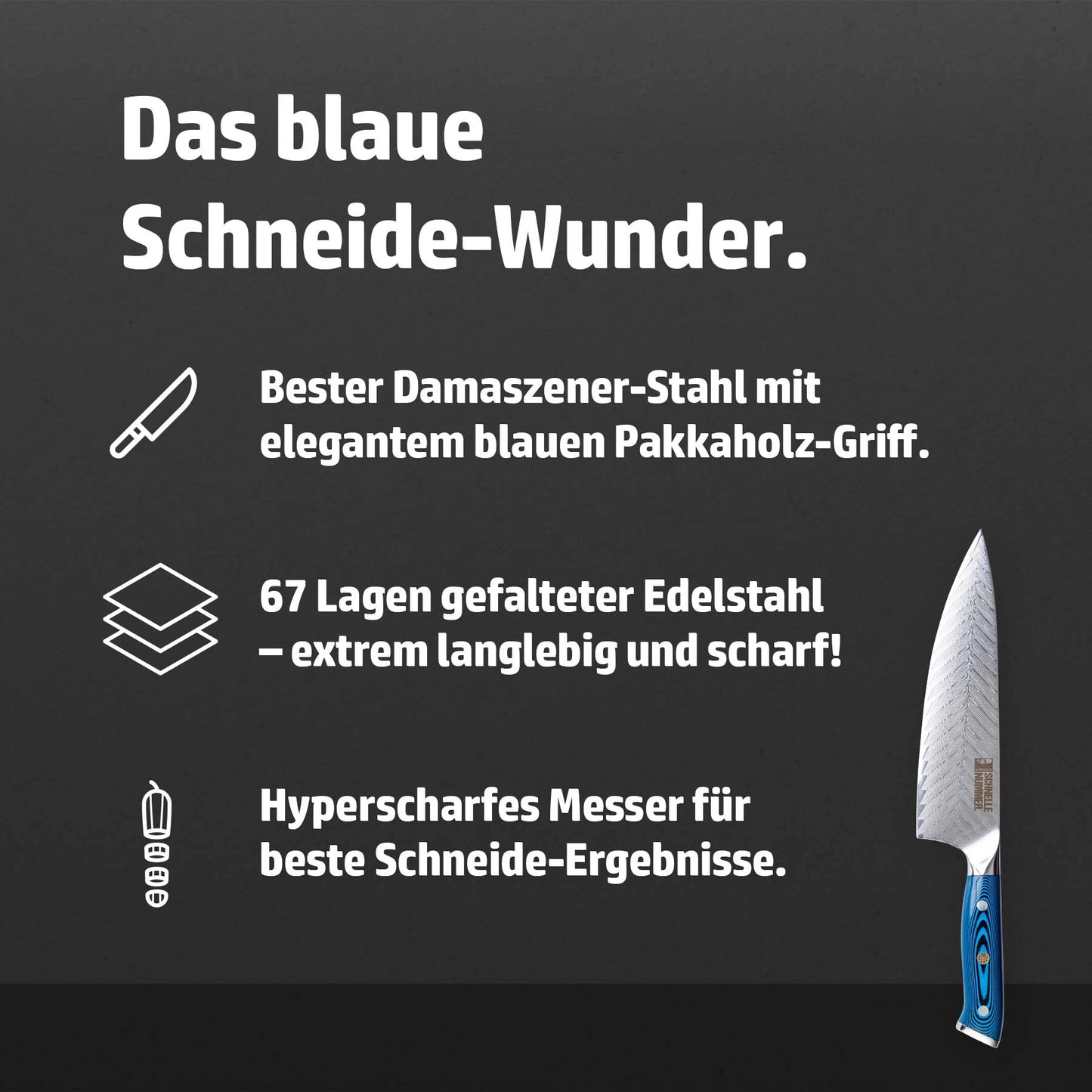 Hensslers Premium Damast Messer online kaufen