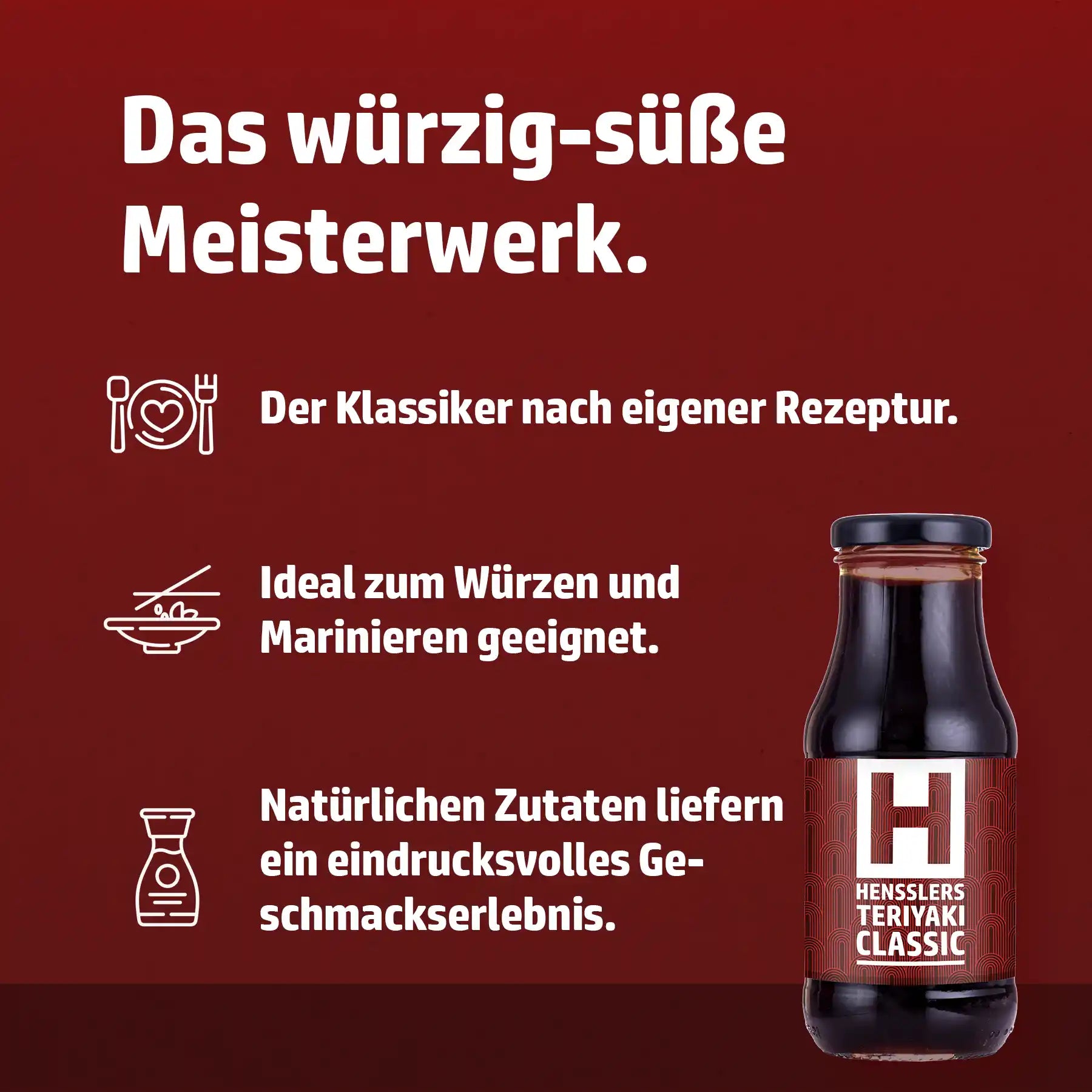 Hensslers Teriyaki Sauce Classic HENSSLERS